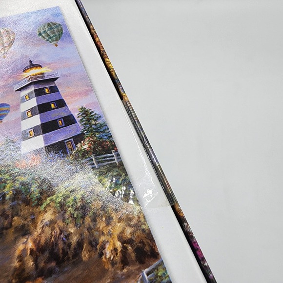 Cardinal 1000 piece new sealed hot air balloon lighthouse country scene puzzle - Picture 10 of 10